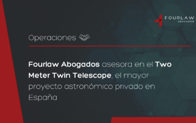 Fourlaw Abogados asesora en el Two Meter Twin Telescope, el mayor proyecto astronómico privado en España
